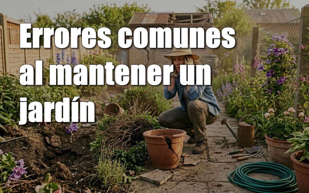 Errores comunes al mantener un jardín